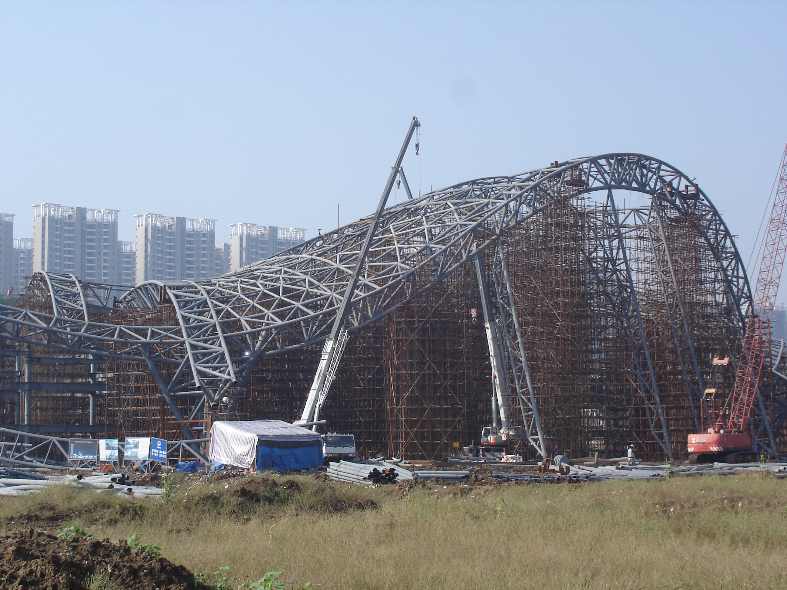 濱湖國(guó)際會(huì)展中心應(yīng)力監(jiān)測(cè)